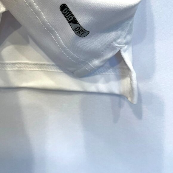 Champion Men's 3-Button White Golf Polo Shirt Size XXL Activewear Short Sleeve - Picture 7 of 16